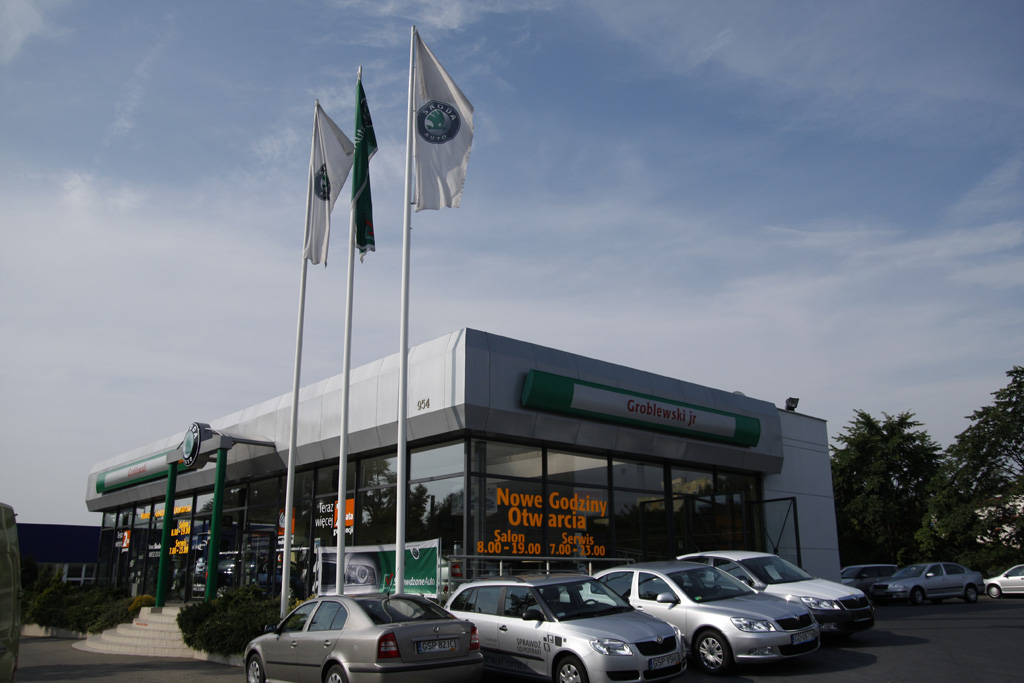 Salon samochodowy Skoda